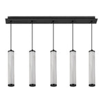 Calibo Charm Modern Fluted 5 Light Linear Pendant - Dubbo Lighting Centre