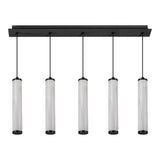 Calibo Charm Modern Fluted 5 Light Linear Pendant - Dubbo Lighting Centre