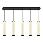 Calibo Charm Modern Fluted 5 Light Linear Pendant - Dubbo Lighting Centre
