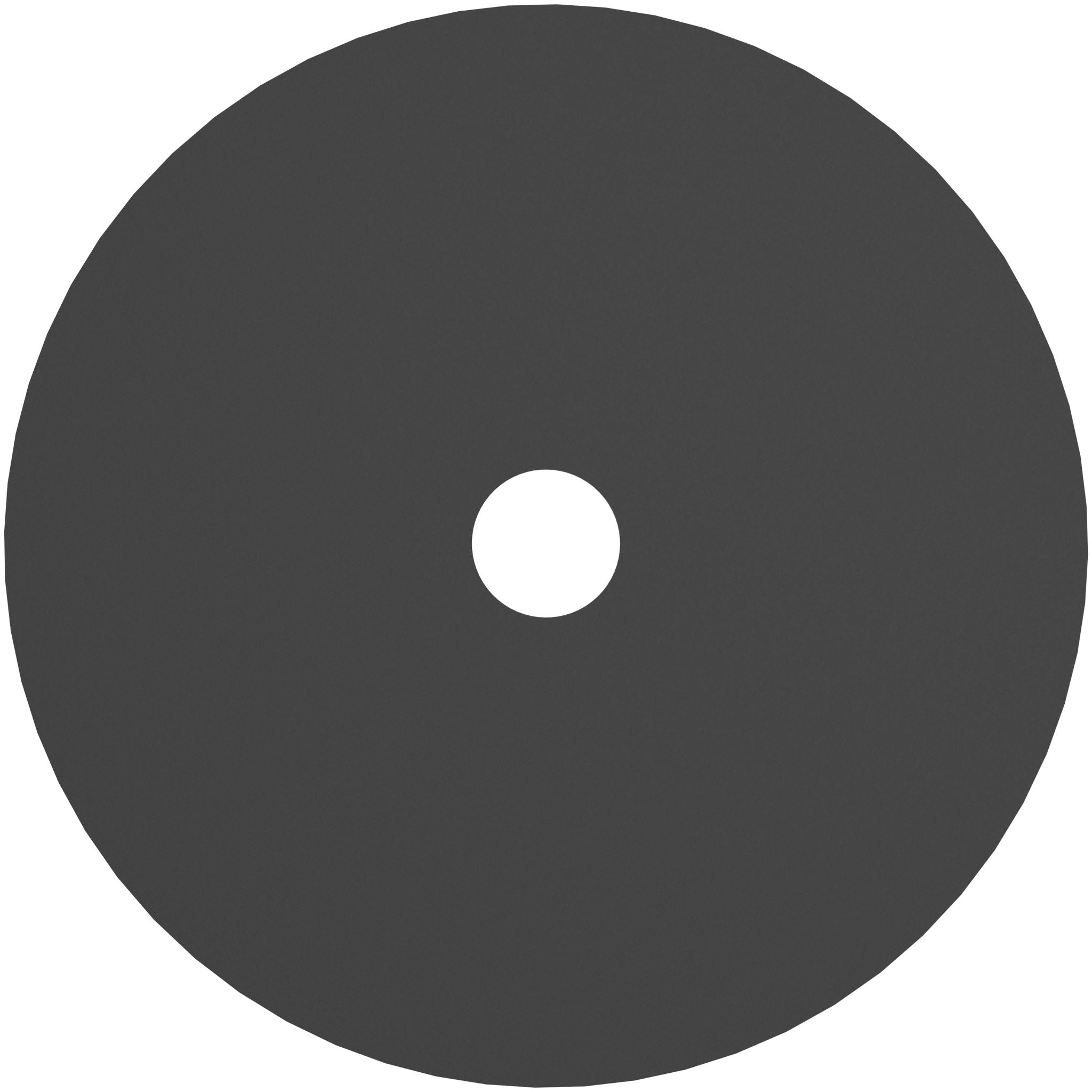 Calibo Crest 200mm Round Back Plate Only | Black - Dubbo Lighting Centre