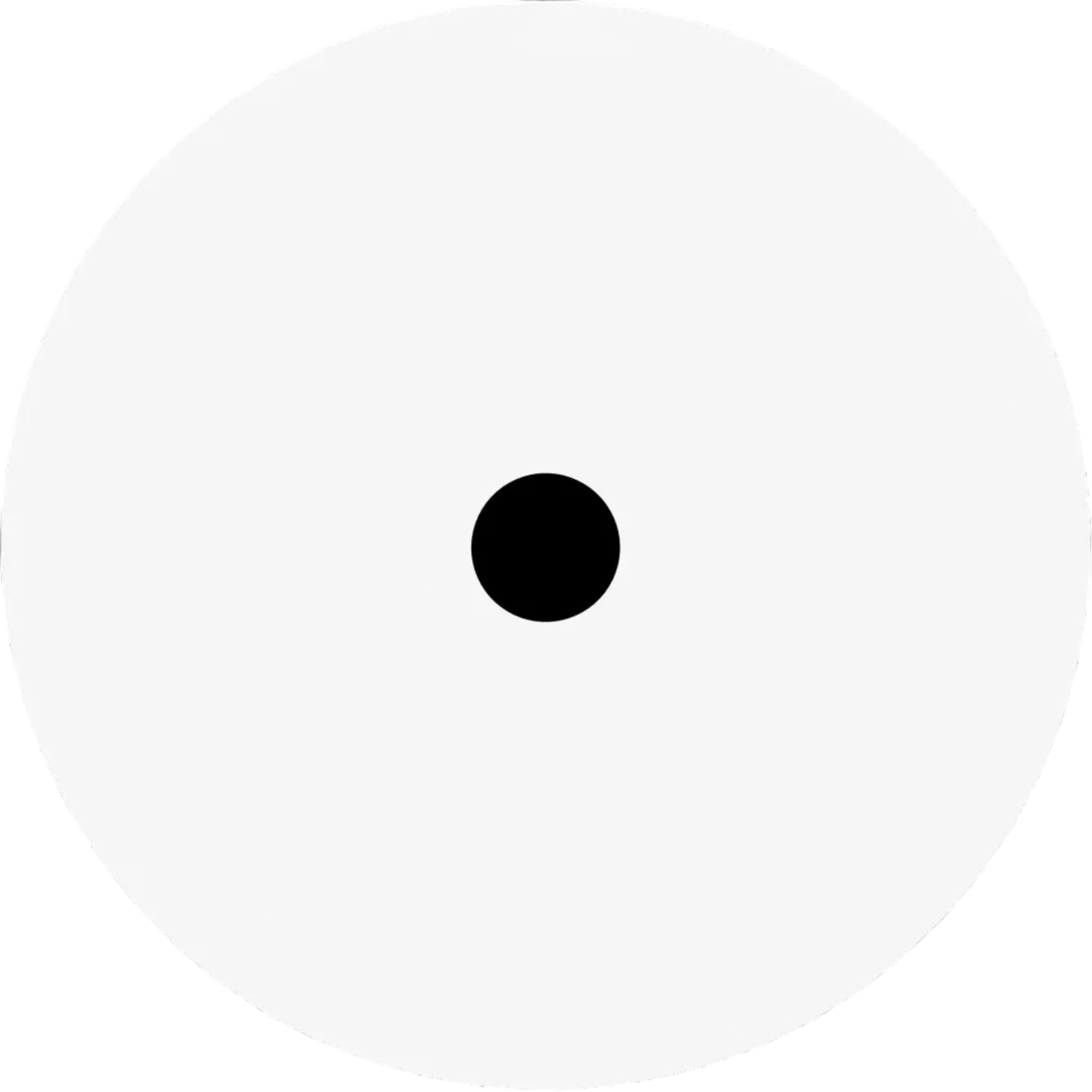 Calibo Crest 200mm Round Back Plate Only | White - Dubbo Lighting Centre