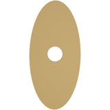 Calibo Crest 300mm Oval Back Plate Only | Brass - Dubbo Lighting Centre