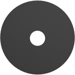Calibo Crest 300mm Round Back Plate Only | Black - Dubbo Lighting Centre
