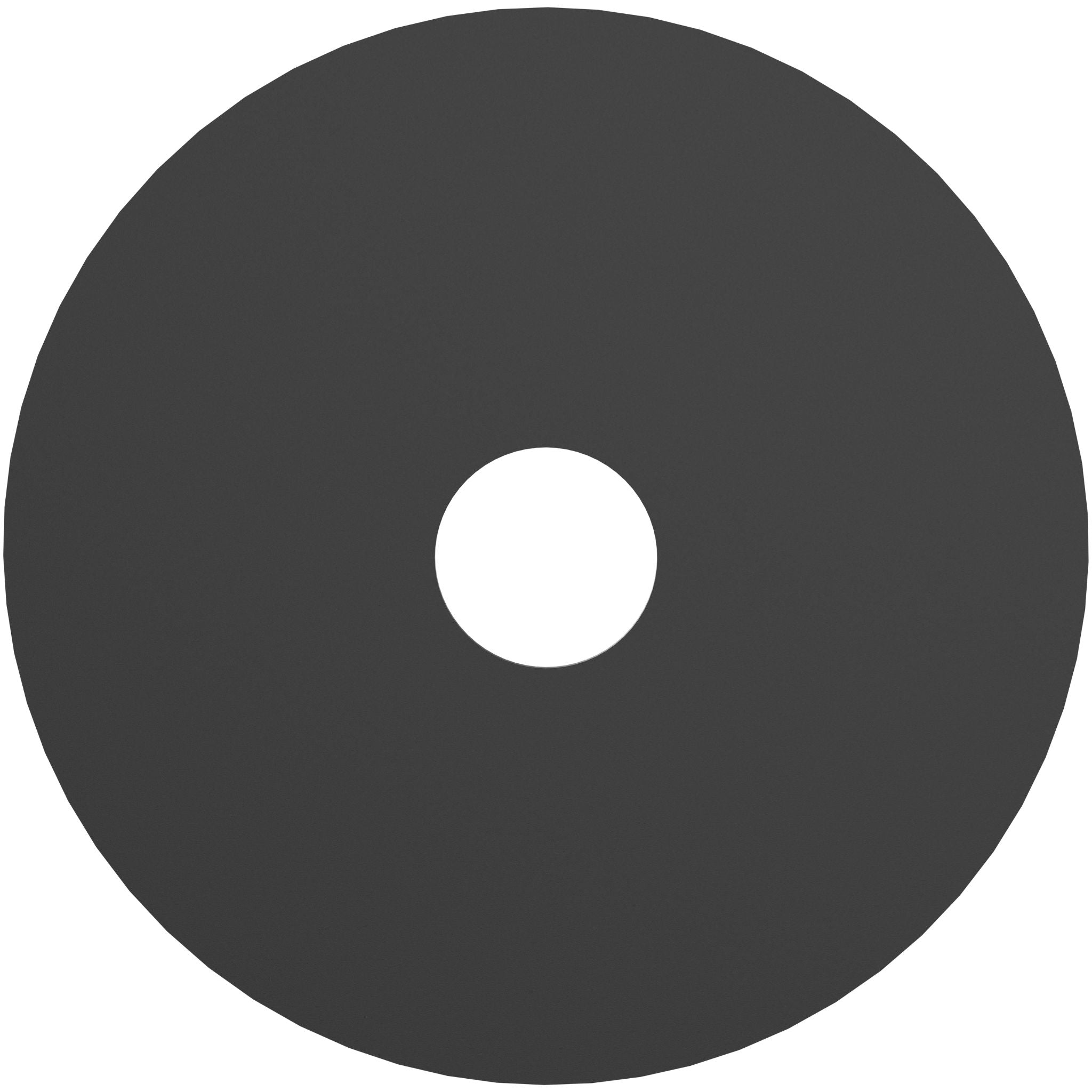 Calibo Crest 300mm Round Back Plate Only | Black - Dubbo Lighting Centre