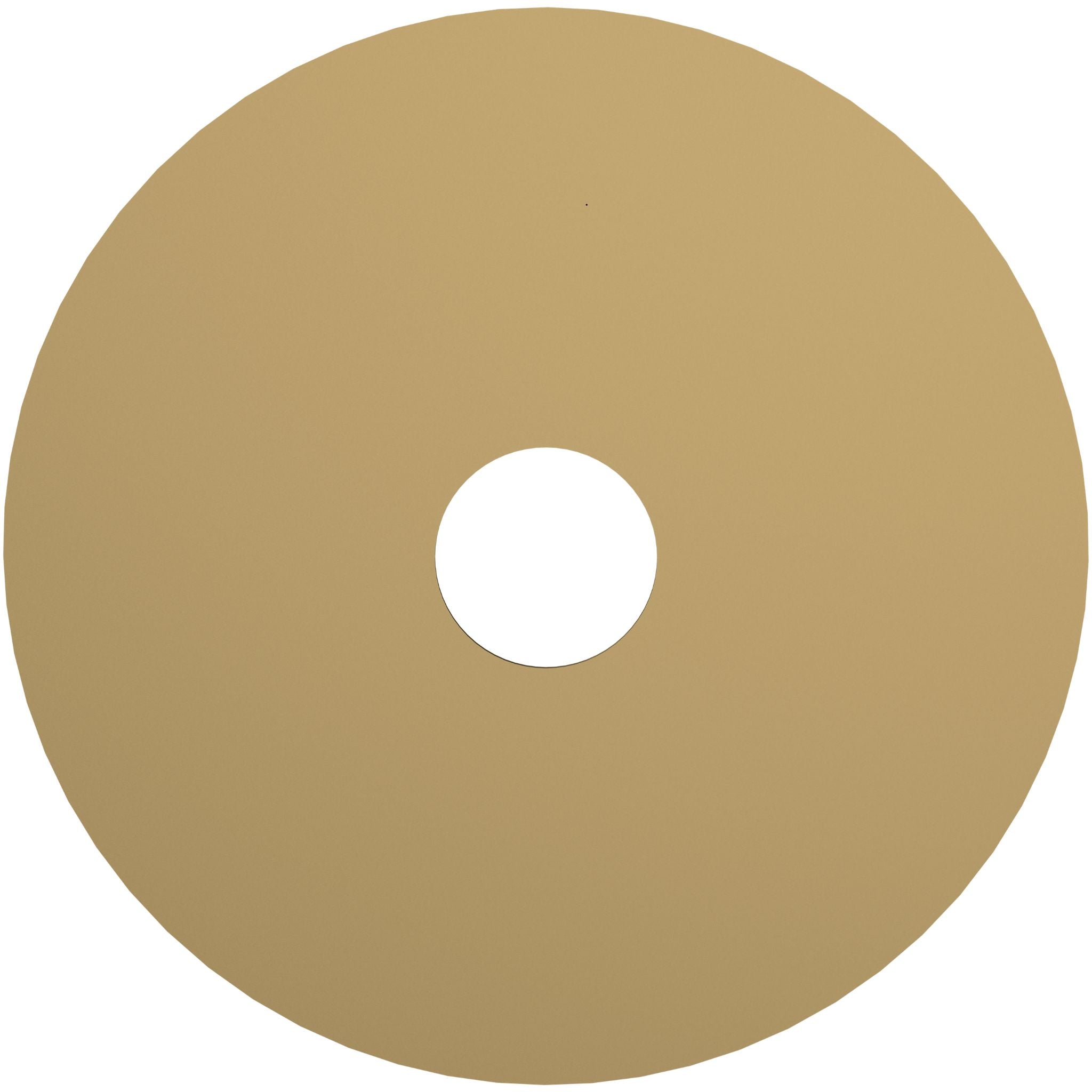 Calibo Crest 300mm Round Back Plate Only | Brass - Dubbo Lighting Centre