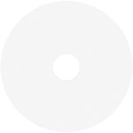 Calibo Crest 300mm Round Back Plate Only | White - Dubbo Lighting Centre