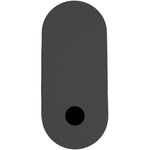 Calibo Crest 320mm Oval Back Plate Only | Black - Dubbo Lighting Centre
