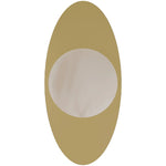 Calibo Crest Alabaster Glass 120mm Orb Wall Light Oval Plate 300mm | Brass - Dubbo Lighting Centre