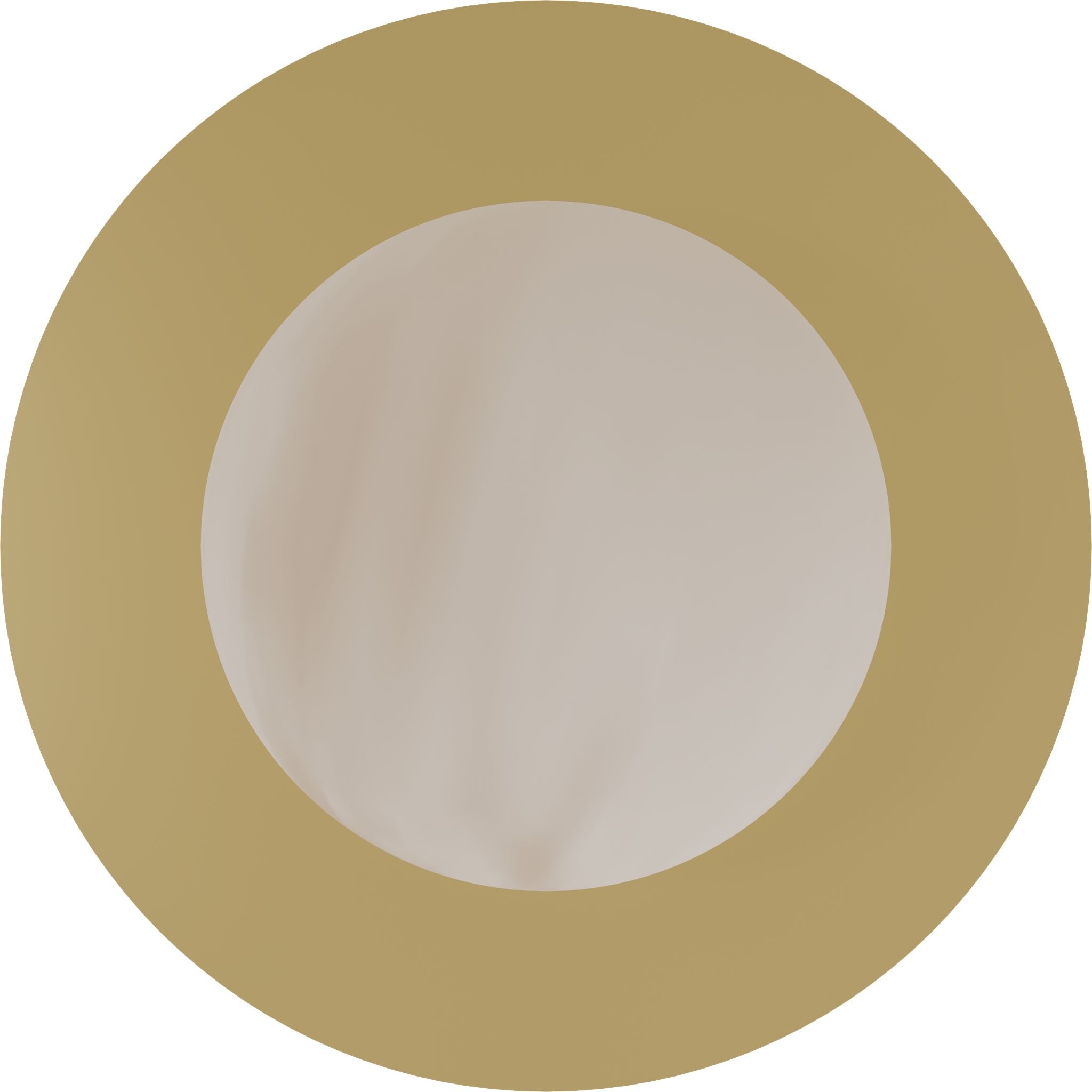 Calibo Crest Alabaster Glass 120mm Orb Wall Light Round Plate 200mm | Brass - Dubbo Lighting Centre