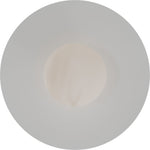 Calibo Crest Alabaster Glass 120mm Orb Wall Light Round Plate 300mm | White - Dubbo Lighting Centre