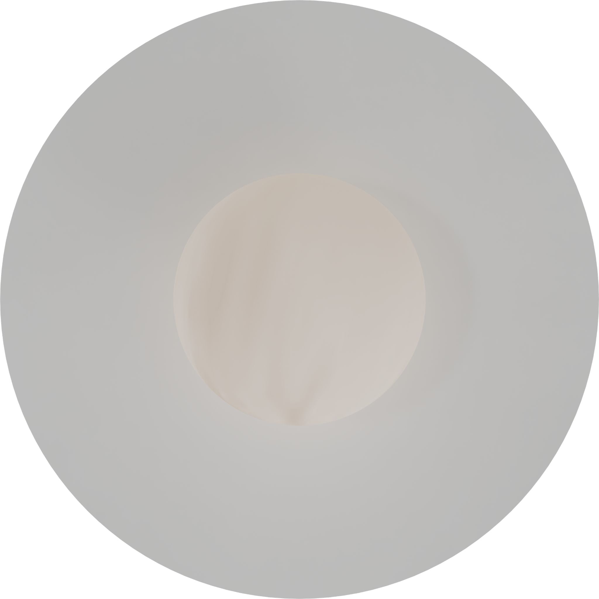 Calibo Crest Alabaster Glass 120mm Orb Wall Light Round Plate 300mm | White - Dubbo Lighting Centre