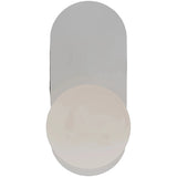 Calibo Crest Alabaster Glass 140mm Orb Wall Light Oval Plate 320mm | White - Dubbo Lighting Centre