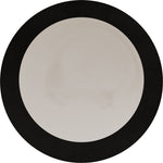 Calibo Crest Alabaster Glass 140mm Orb Wall Light Round Plate 200mm | Black - Dubbo Lighting Centre