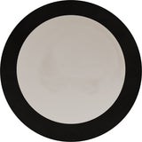 Calibo Crest Alabaster Glass 140mm Orb Wall Light Round Plate 200mm | Black - Dubbo Lighting Centre