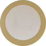 Calibo Crest Alabaster Glass 140mm Orb Wall Light Round Plate 200mm | Brass - Dubbo Lighting Centre