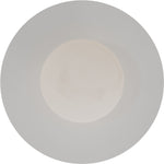 Calibo Crest Alabaster Glass 140mm Orb Wall Light Round Plate 300mm | White - Dubbo Lighting Centre