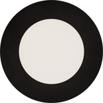 Calibo Crest Opal Glass 120mm Orb Wall Light Round Plate 200mm | Black - Dubbo Lighting Centre