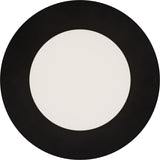Calibo Crest Opal Glass 120mm Orb Wall Light Round Plate 200mm | Black - Dubbo Lighting Centre