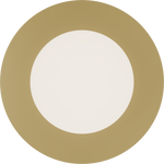 Calibo Crest Opal Glass 120mm Orb Wall Light Round Plate 200mm | Brass - Dubbo Lighting Centre