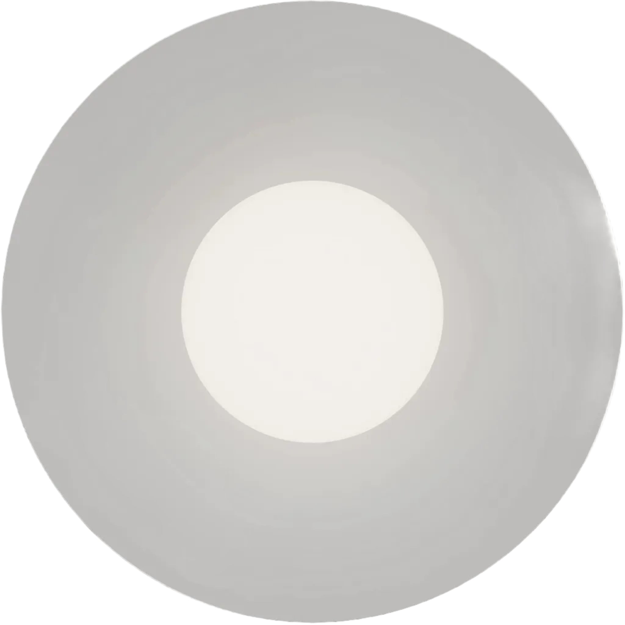 Calibo Crest Opal Glass 120mm Orb Wall Light Round Plate 300mm | White - Dubbo Lighting Centre
