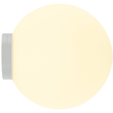 Calibo Crest Opal Glass 120mm Orb Wall Light | White - Dubbo Lighting Centre