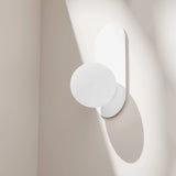 Calibo Crest Opal Glass 140mm Orb Wall Light Oval Plate 320mm | White - Dubbo Lighting Centre