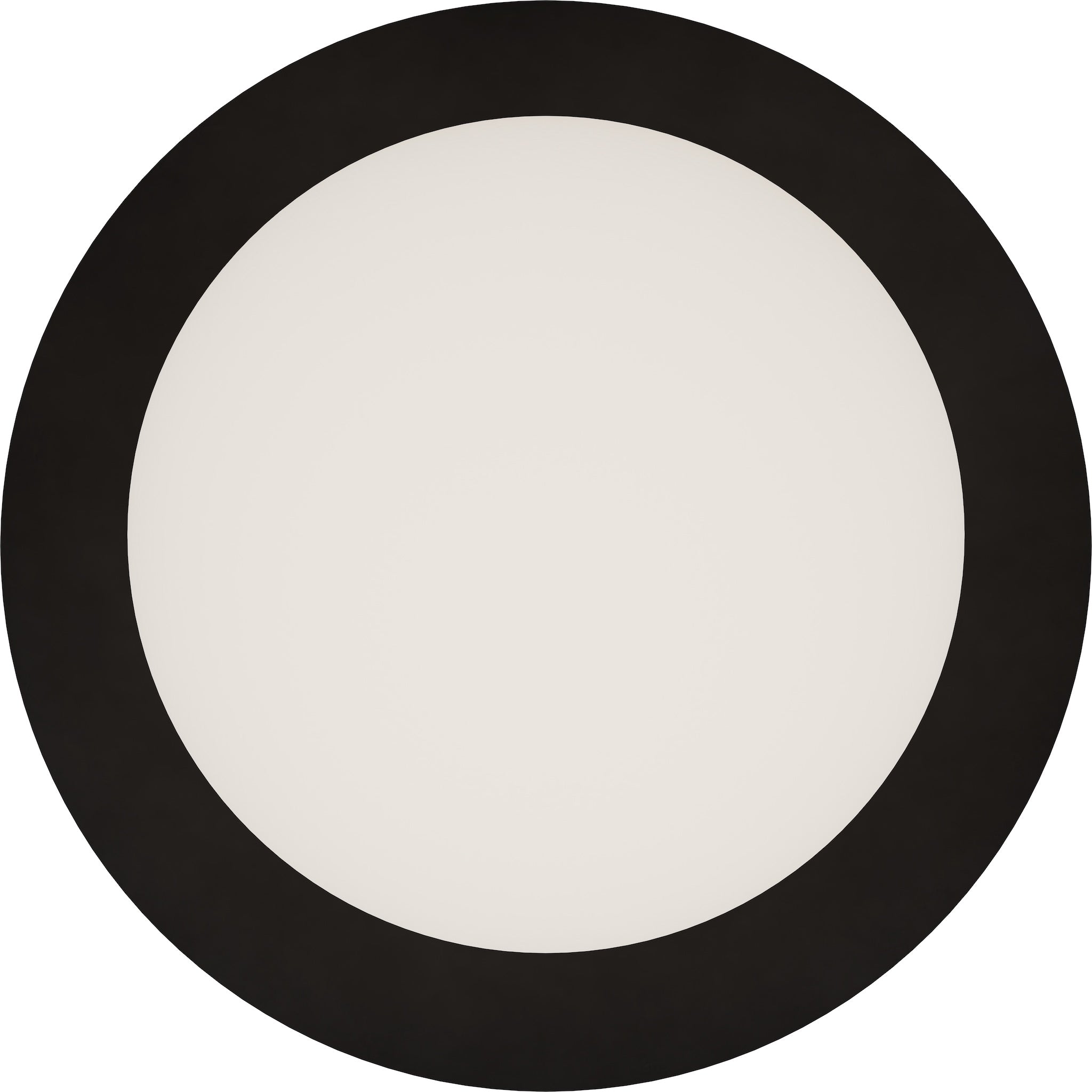 Calibo Crest Opal Glass 140mm Orb Wall Light Round Plate 200mm | Black - Dubbo Lighting Centre