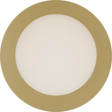 Calibo Crest Opal Glass 140mm Orb Wall Light Round Plate 200mm | Brass - Dubbo Lighting Centre