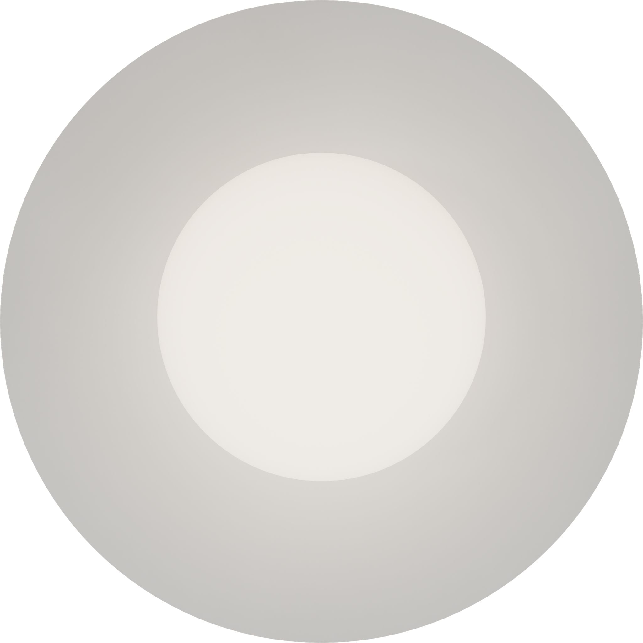 Calibo Crest Opal Glass 140mm Orb Wall Light Round Plate 300mm | White - Dubbo Lighting Centre