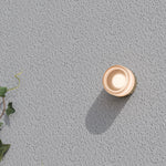 Calibo Gull Round Frosted Acrylic 3CCT LED Exterior Wall Light | Brass - Dubbo Lighting Centre