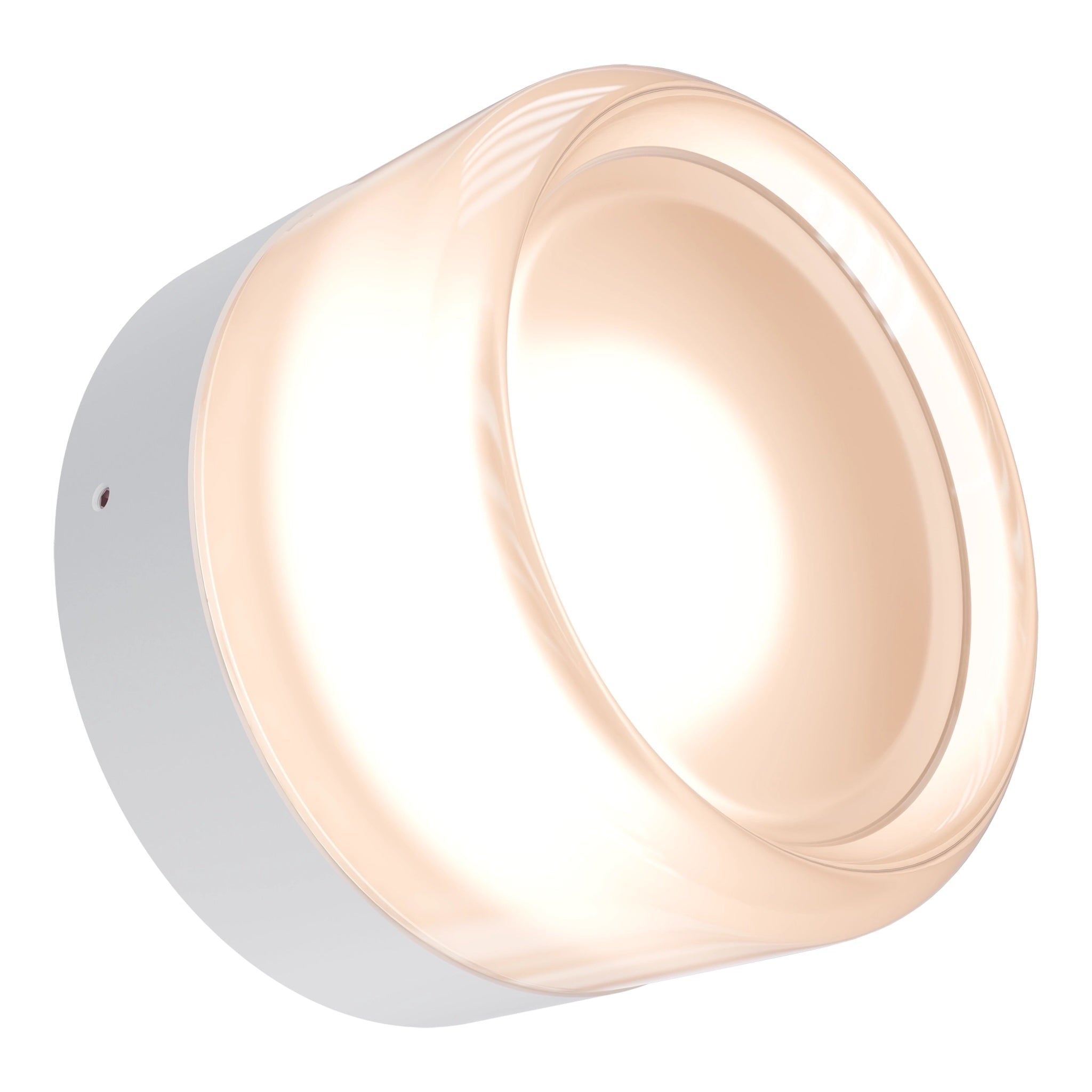 Calibo Gull Round Frosted Acrylic 3CCT LED Exterior Wall Light | White - Dubbo Lighting Centre