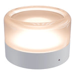 Calibo Gull Round Frosted Acrylic 3CCT LED Exterior Wall Light | White - Dubbo Lighting Centre