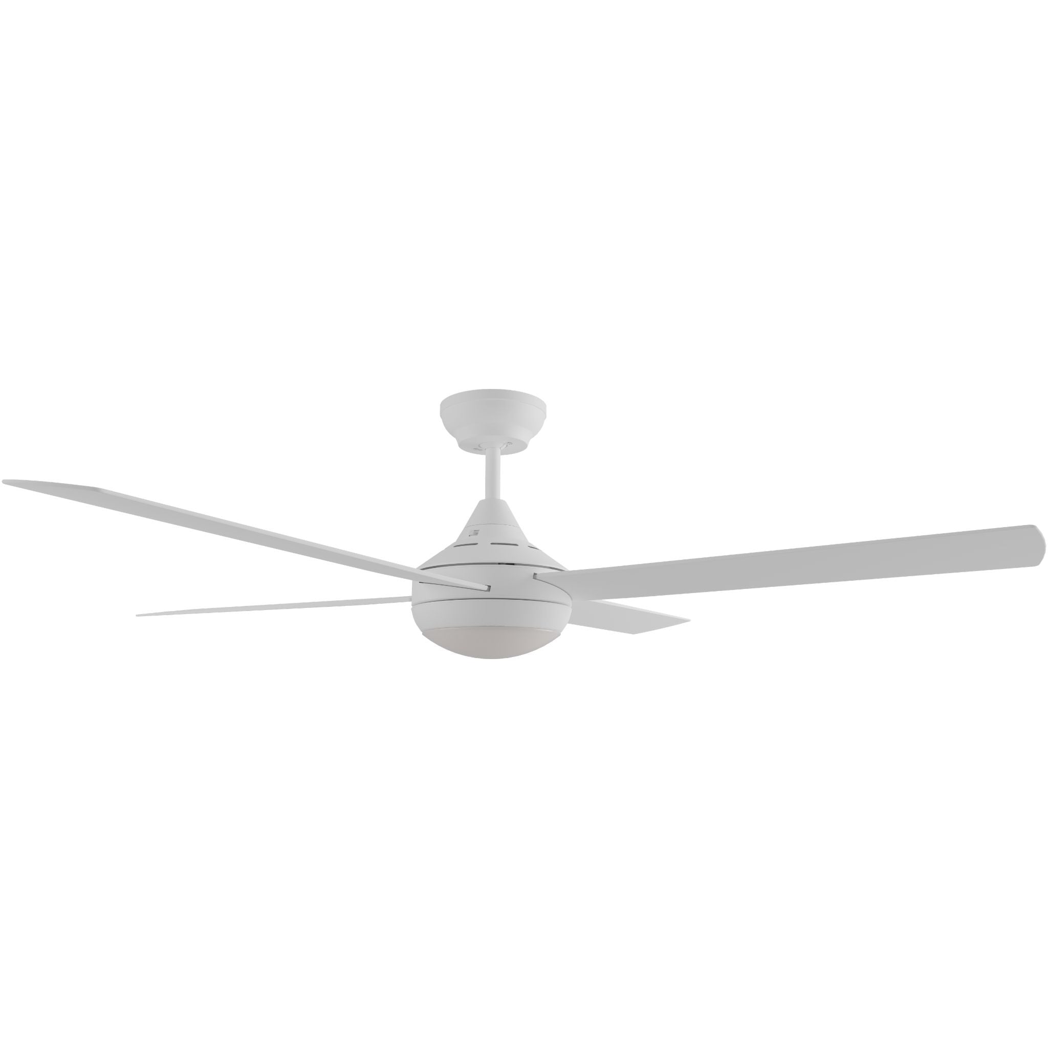 Calibo Heron 48" (1220mm) Indoor/Outdoor Ceiling Fan With 18W CCT LED Light | White - Dubbo Lighting Centre