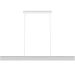 Calibo Munia Sculptural Ribbed LED Linear Pendant with Paintable Gypsum Surface | White - Dubbo Lighting Centre