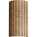 Calibo Orville Travertine Reeded Up/Down LED Wall Light | Beige - Dubbo Lighting Centre