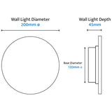 Calibo Orville Travertine Stone Eclipse Wall Light | Beige - Dubbo Lighting Centre