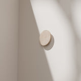 Calibo Orville Travertine Stone Eclipse Wall Light | Beige - Dubbo Lighting Centre