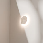 Calibo Orville Travertine Stone Eclipse Wall Light | Beige - Dubbo Lighting Centre