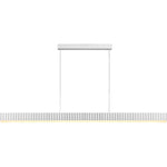 Calibo Prinia Modern Fluted 2032mm Linear Pendant Light | White - Dubbo Lighting Centre