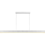 Calibo Prinia Modern Fluted 2532mm Linear Pendant Light | White - Dubbo Lighting Centre