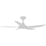 Calibo Storm 42" (1070mm) 5 Blade 18W Tricolour LED Light Indoor/Outdoor DC Ceiling Fan & Remote | White - Dubbo Lighting Centre