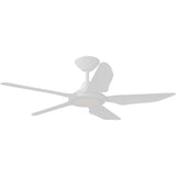 Calibo Storm 42" (1070mm) 5 Blade 18W Tricolour LED Light Indoor/Outdoor DC Ceiling Fan & Remote | White - Dubbo Lighting Centre