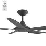 Calibo Storm 42" (1070mm) 5 Blade Indoor/Outdoor DC Ceiling Fan & Remote | Black - Dubbo Lighting Centre