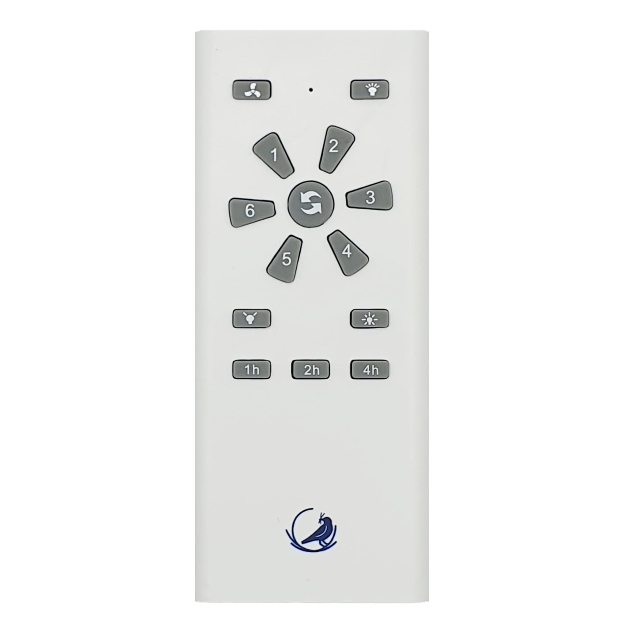 Calibo Storm 42" (1070mm) 5 Blade Indoor/Outdoor DC Ceiling Fan & Remote | White & Koa - Dubbo Lighting Centre