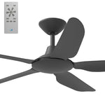 Calibo Storm 48" (1220mm) 5 Blade Indoor/Outdoor DC Ceiling Fan and Remote | Matte Black - Dubbo Lighting Centre