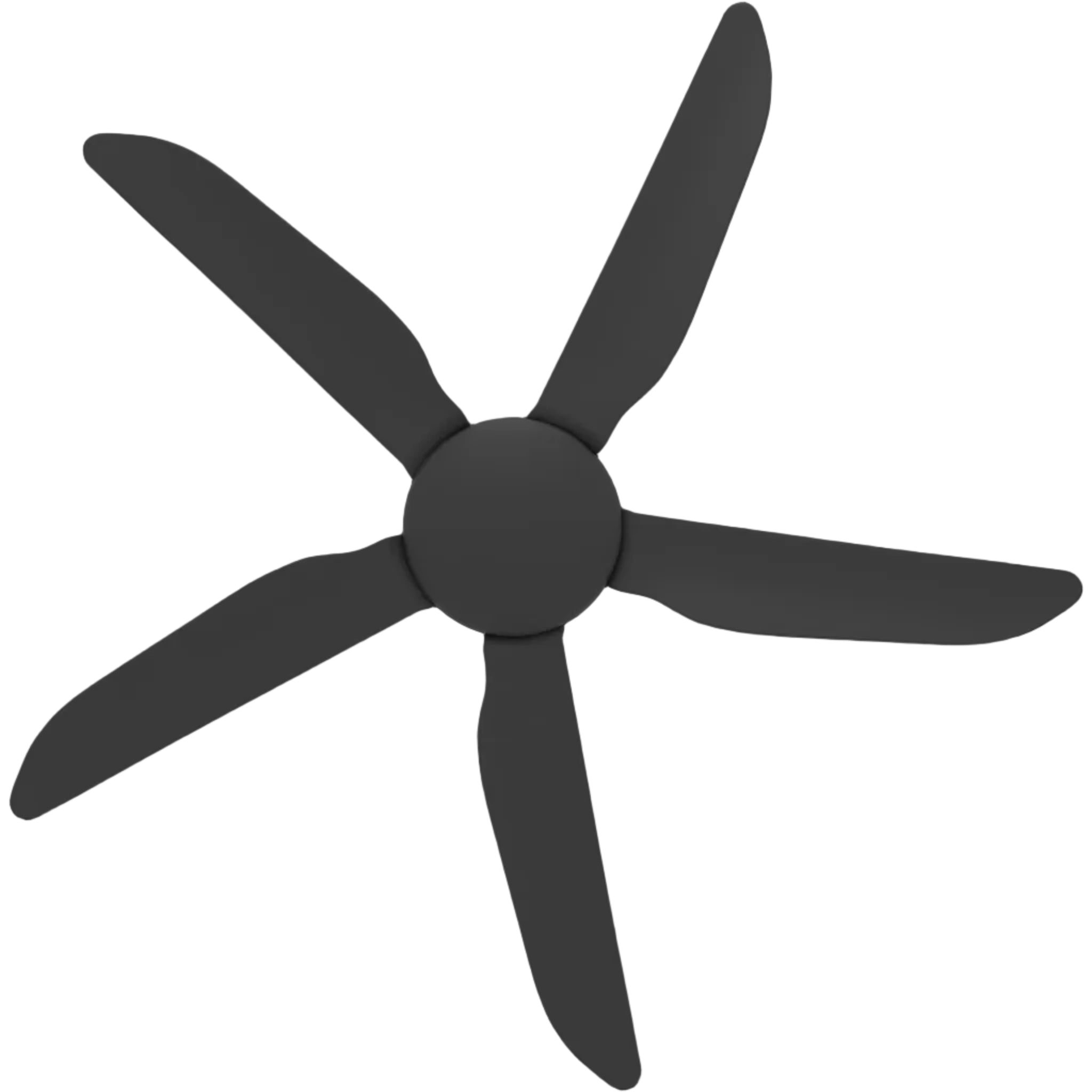 Calibo Storm 48" (1220mm) 5 Blade Indoor/Outdoor DC Ceiling Fan and Remote | Matte Black - Dubbo Lighting Centre