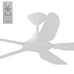 Calibo Storm 48" (1220mm) 5 Blade Indoor/Outdoor DC Ceiling Fan and Remote | White - Dubbo Lighting Centre
