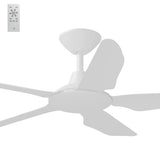 Calibo Storm 48" (1220mm) 5 Blade Indoor/Outdoor DC Ceiling Fan and Remote | White - Dubbo Lighting Centre