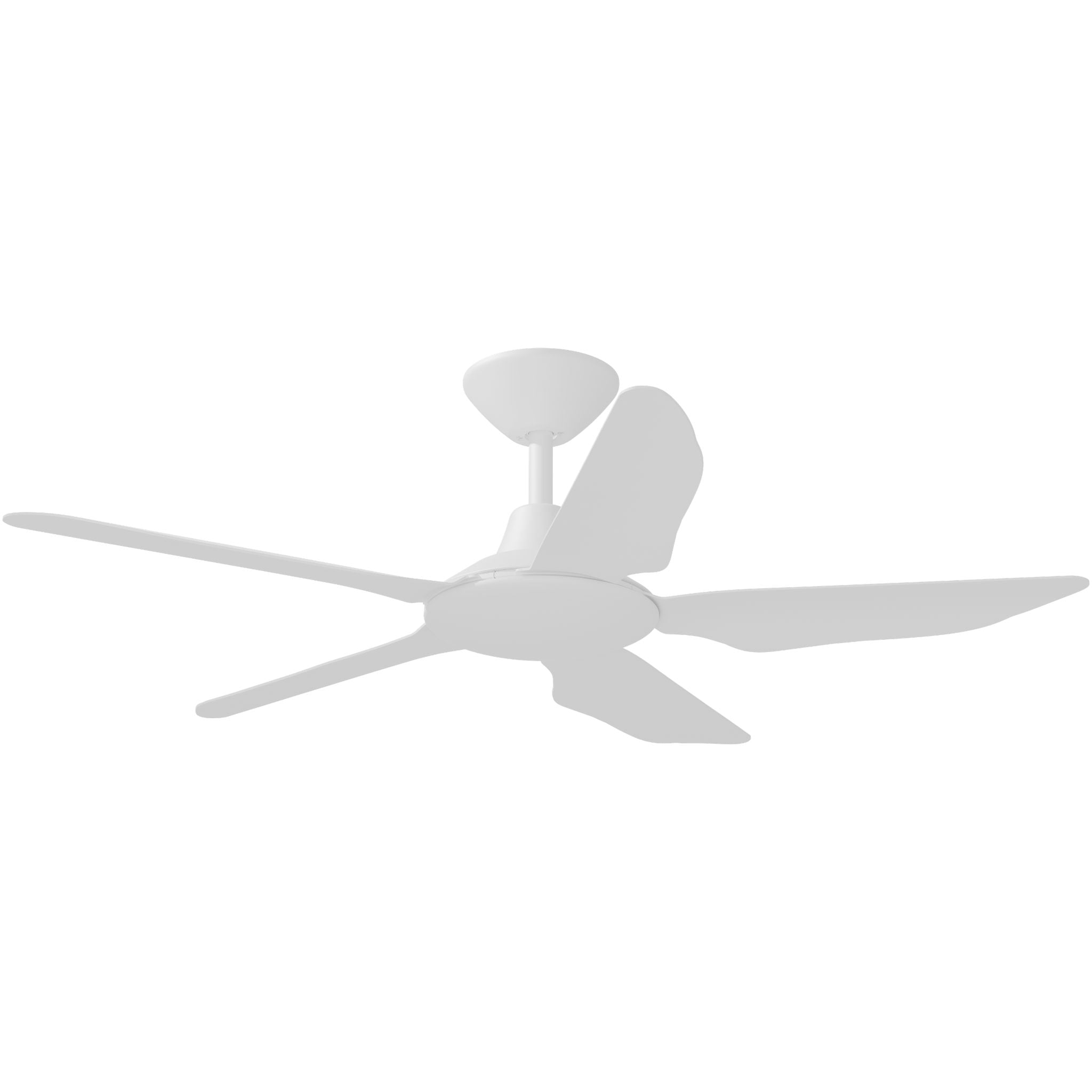 Calibo Storm 48" (1220mm) 5 Blade Indoor/Outdoor DC Ceiling Fan and Remote | White - Dubbo Lighting Centre