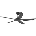 Calibo Storm 52" (1320mm) 5 Blade Indoor/Outdoor DC Ceiling Fan and Remote | Matte Black - Dubbo Lighting Centre